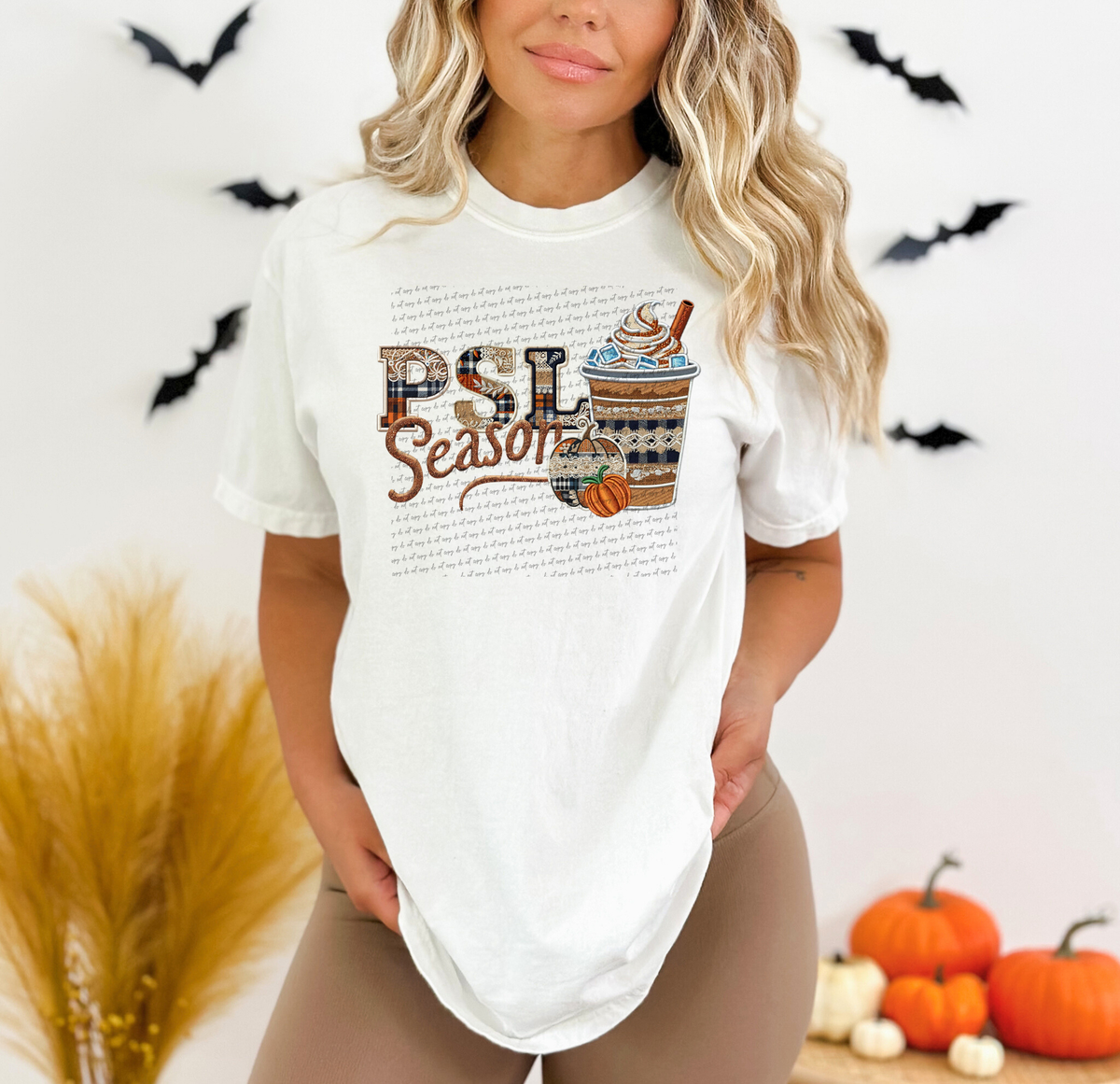 Pumpkin Spice Latte Season 57081 DTF transfer