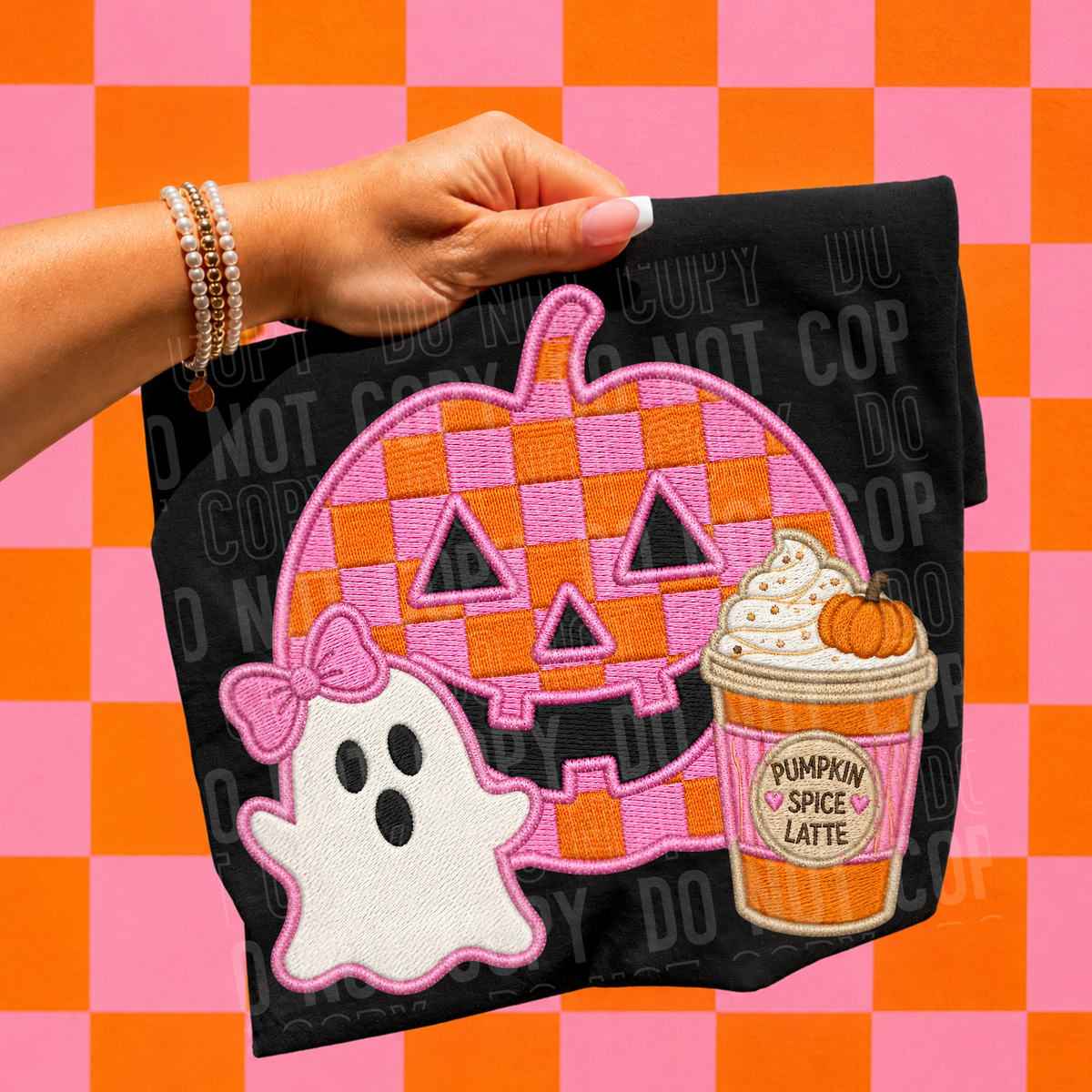 Pumpkin spice pumpkin and ghost (SBB) DTF