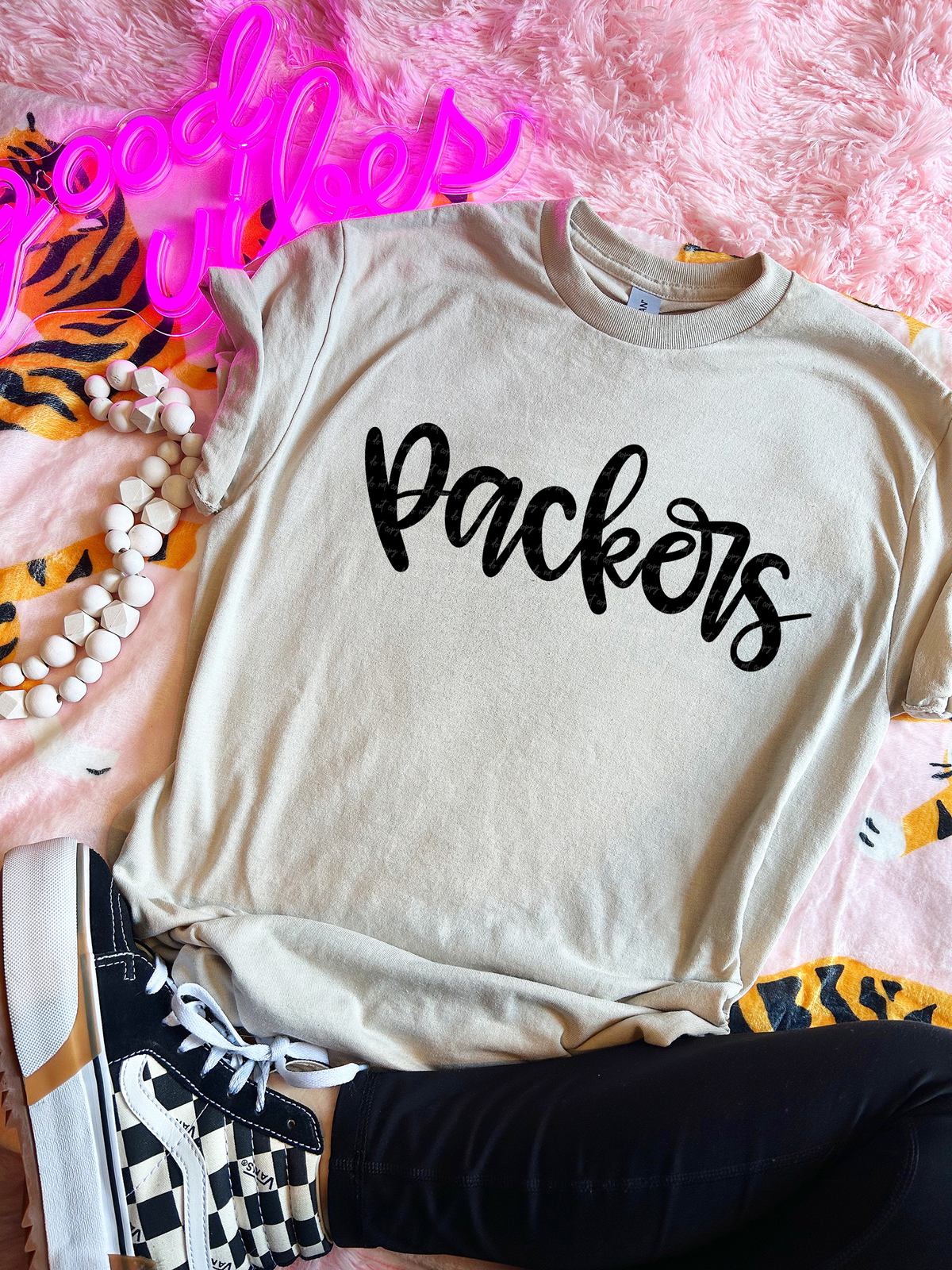 Packers Hand Lettered 54117 DTF transfer