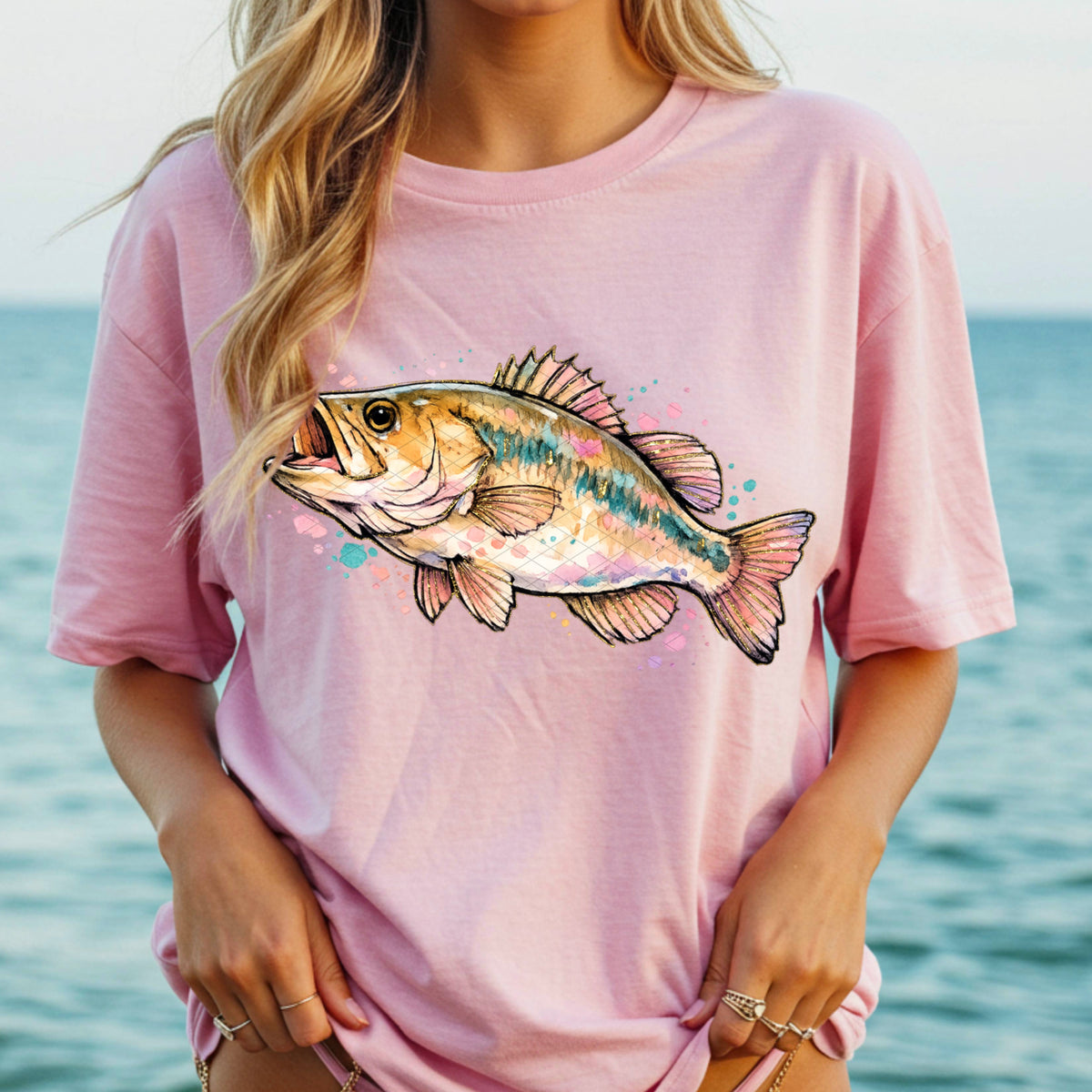 Painterly fish (SDD) DTF transfer
