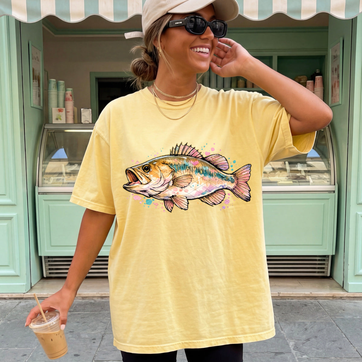 Painterly fish (SDD) DTF transfer