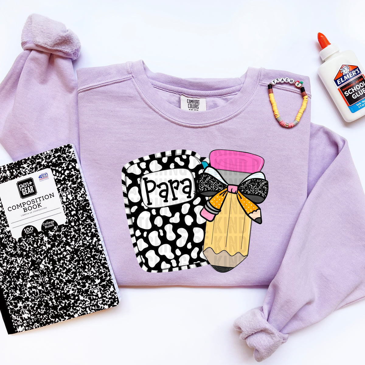 Paral leopard pencil bow (SDD) DTF Transfer