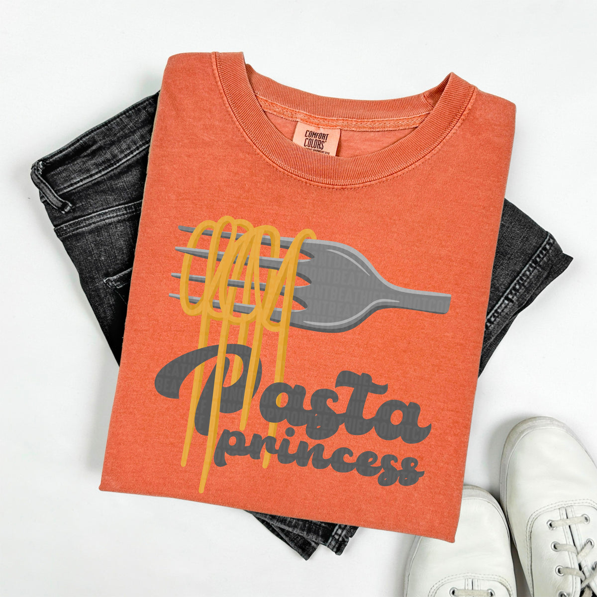 Pasta Princess 104377 DTF transfer