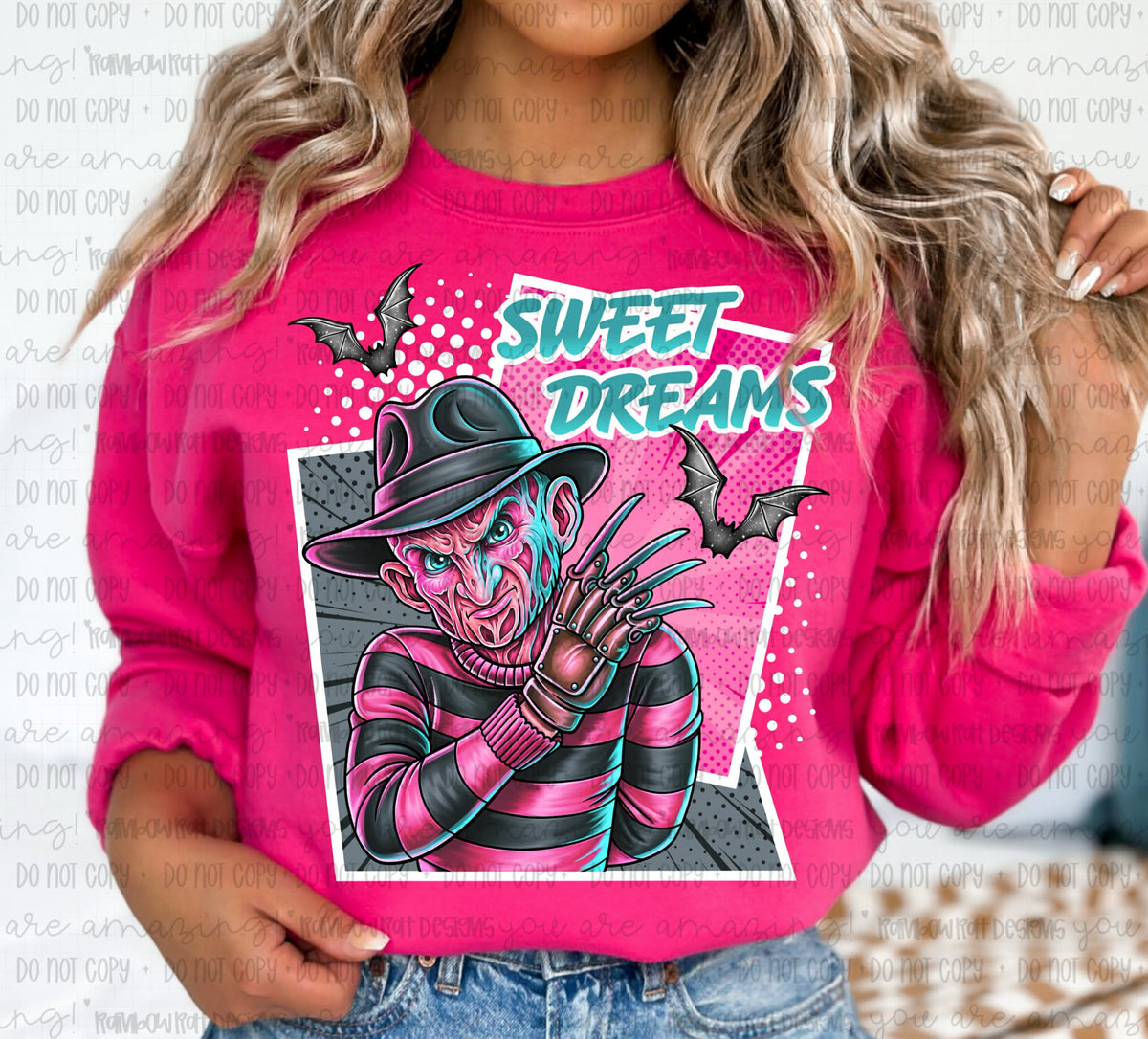 Sweet dreams pastel fred (RRD) DTF Transfer