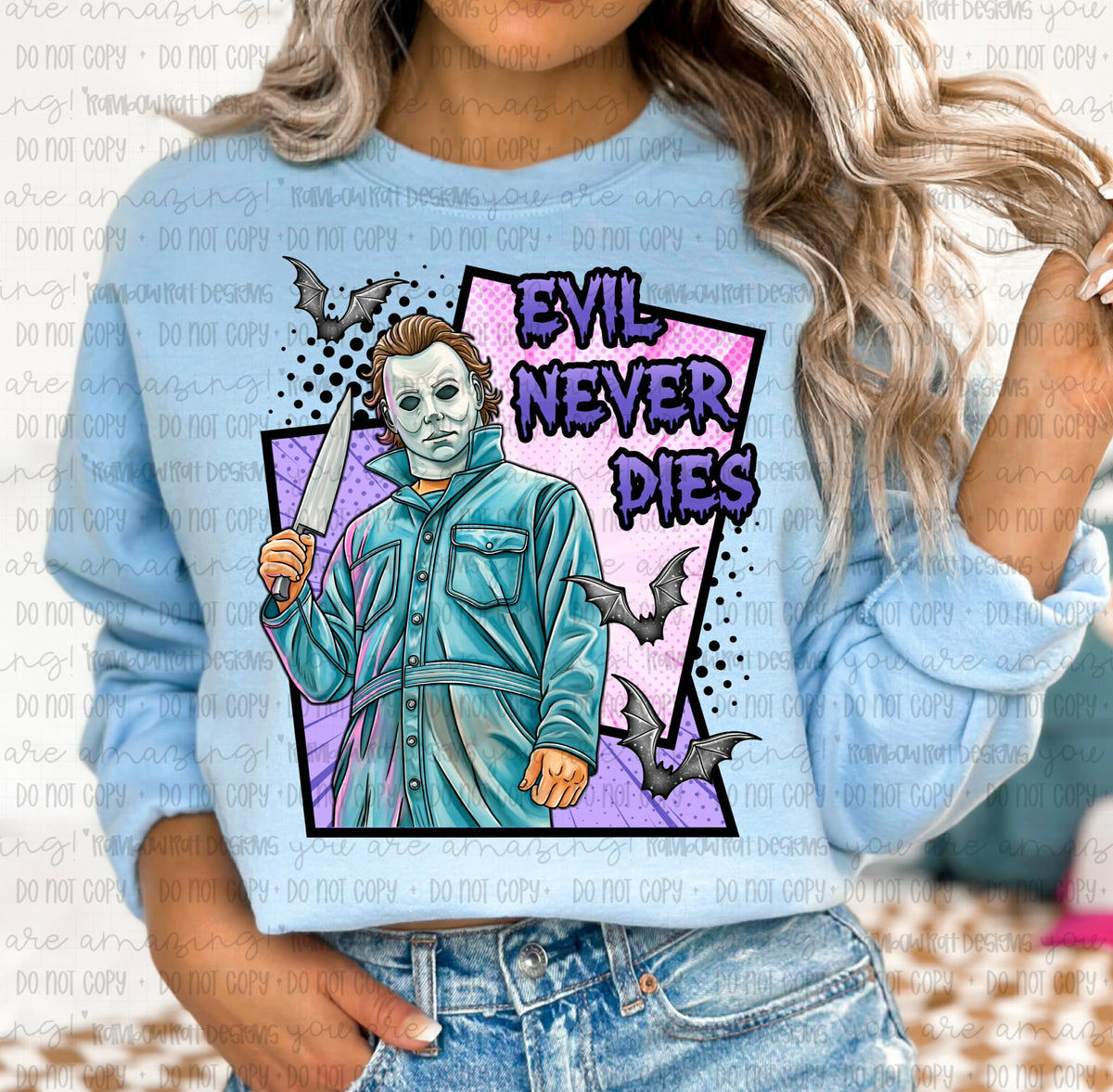 Evil never dies pastel Mike (RRD) DTF Transfer