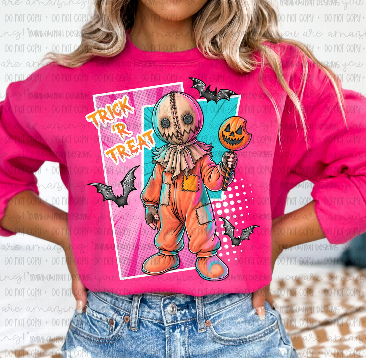 trick r treat pastel Sam (RRD) DTF Transfer