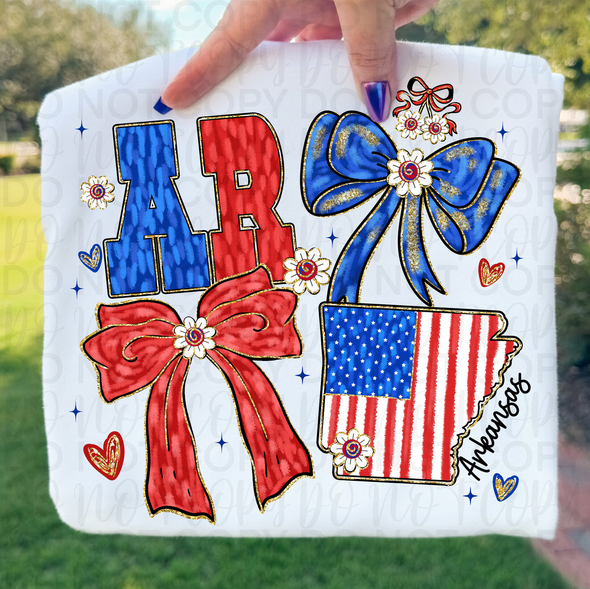 Patriotic Arkansas (UAC) DTF Transfer