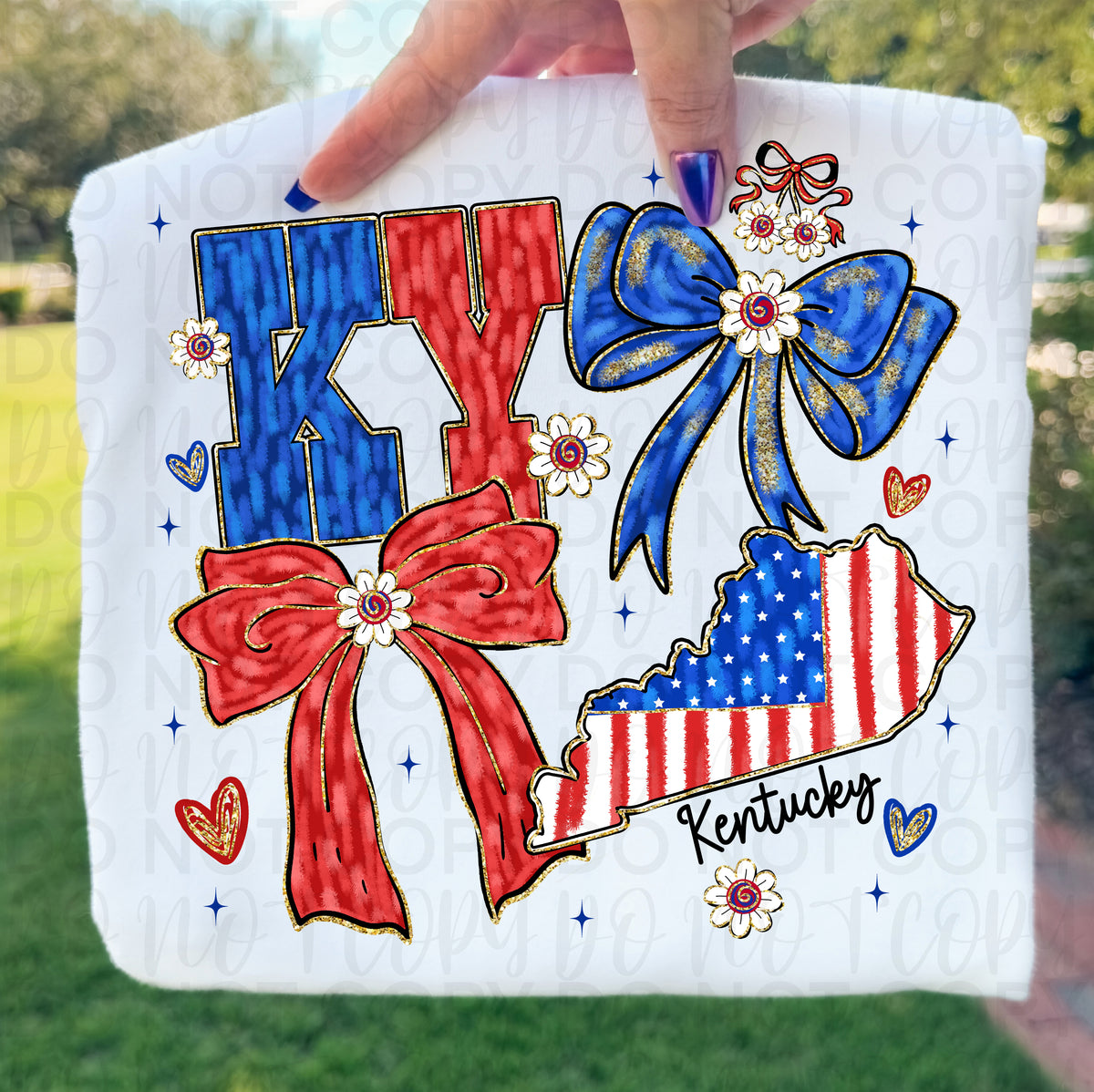 Patriotic Kentucky (UAC) DTF Transfer