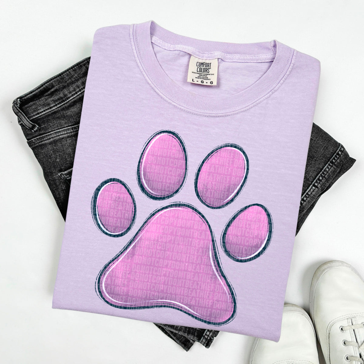 Purple Paw 104240 DTF transfer