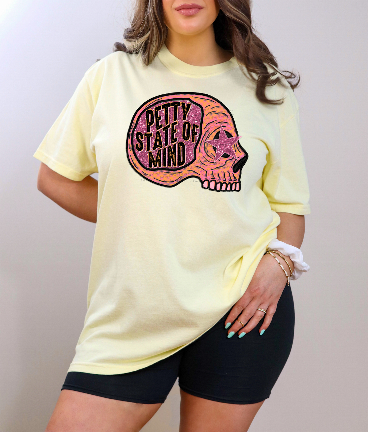 Petty State Of Mind Skull 46740 DTF transfer