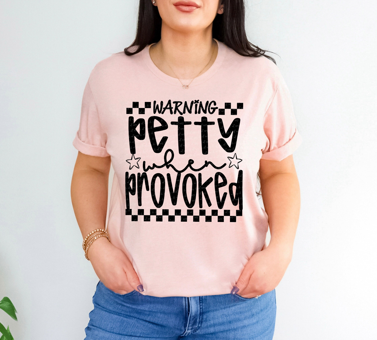 Petty When Provoked Black 111295 DTF transfer