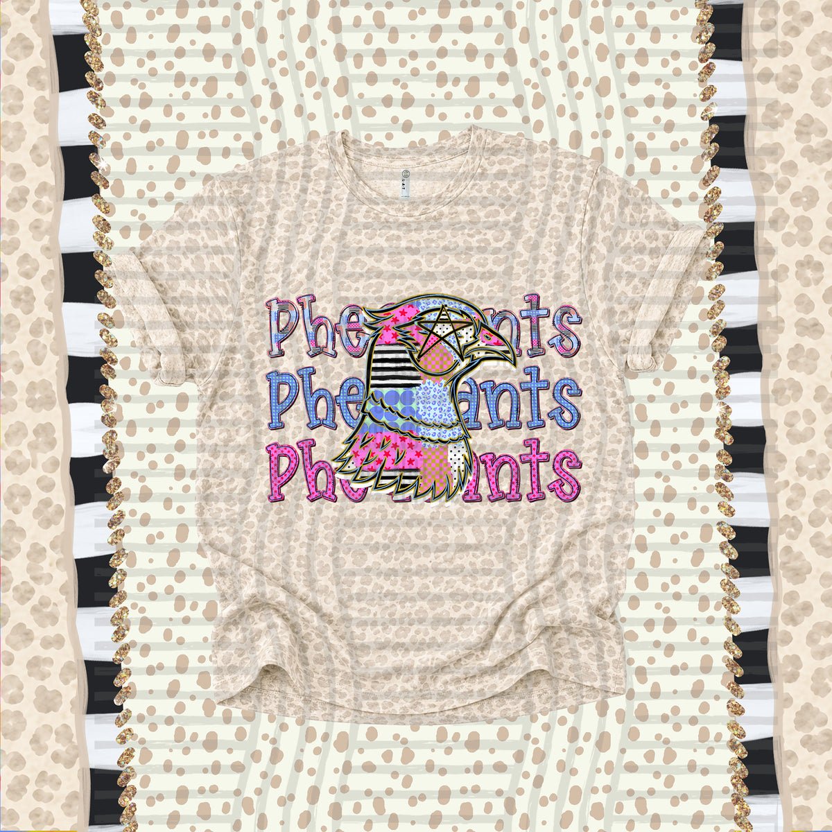 Pheasants-Dolly Doodle Print (Caplinger) DTF Transfer