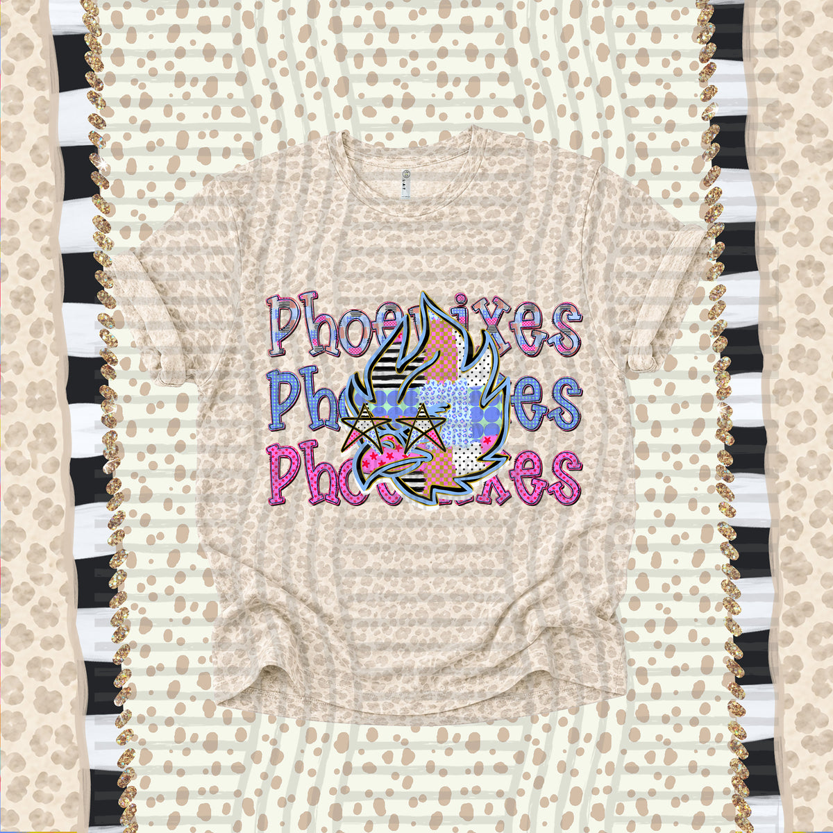 Phoenix's-Dolly Doodle Print (Caplinger) DTF Transfer