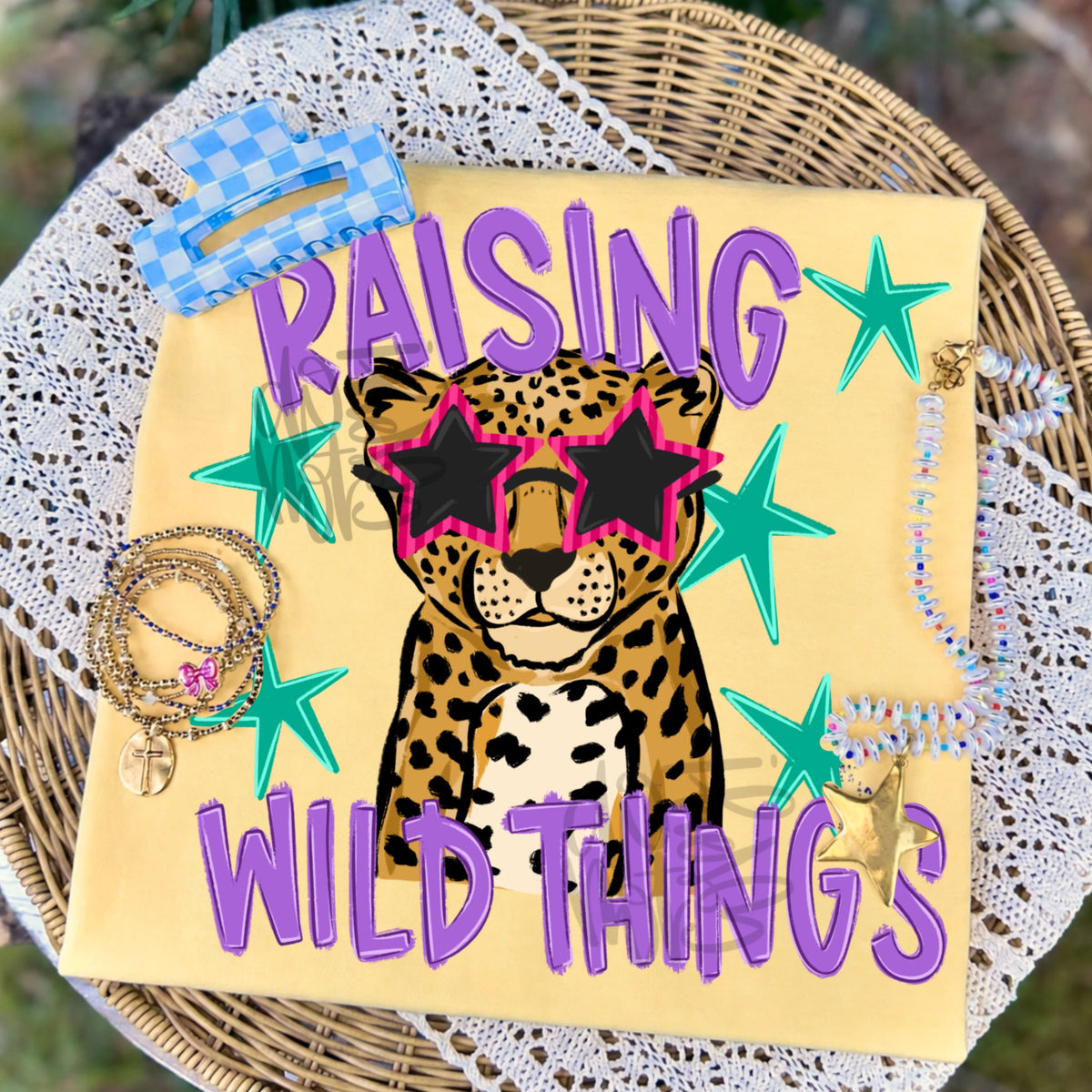 Raising wild things leopard (Craft) DTF Transfer