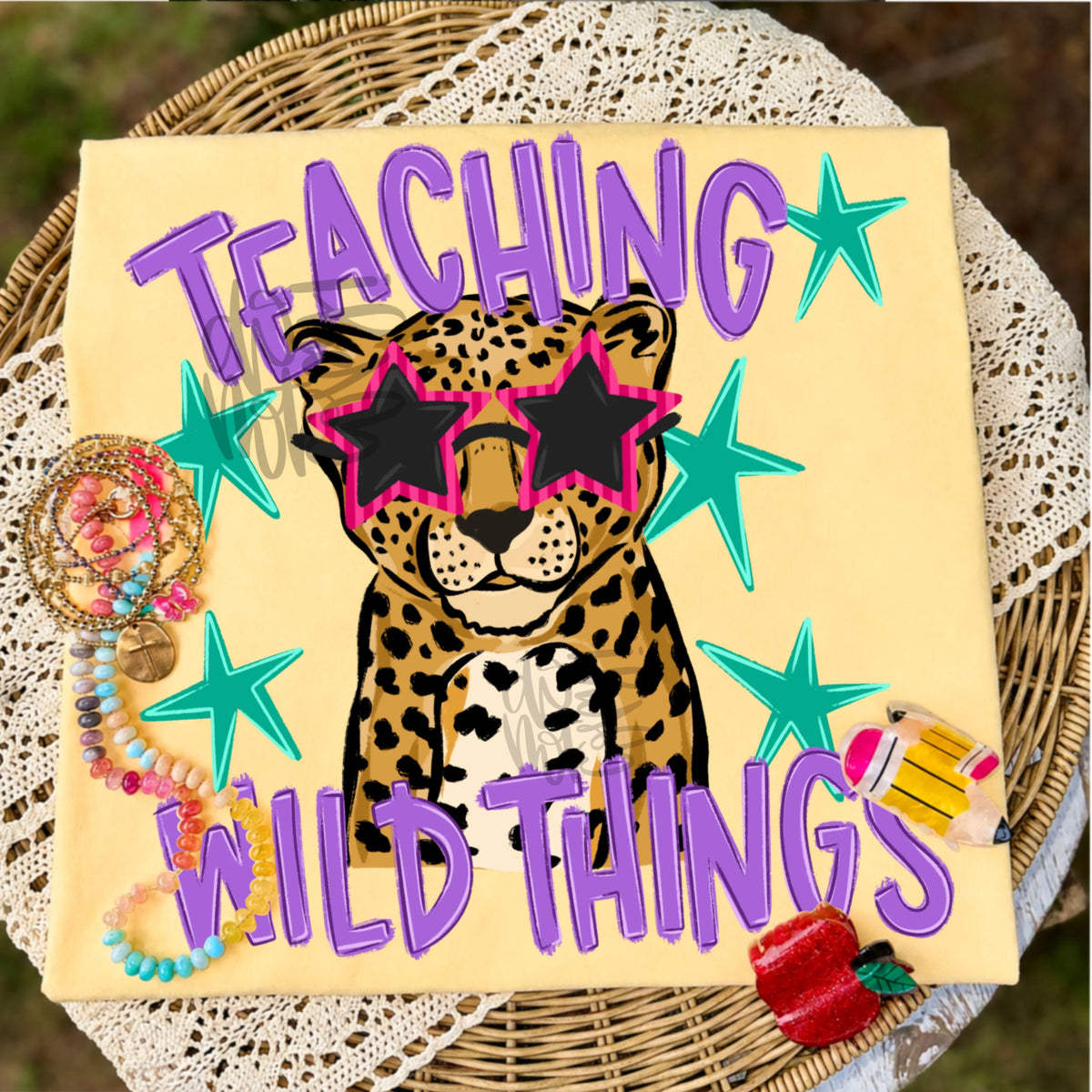 Teaching wild things leopard (Craft) DTF Transfer