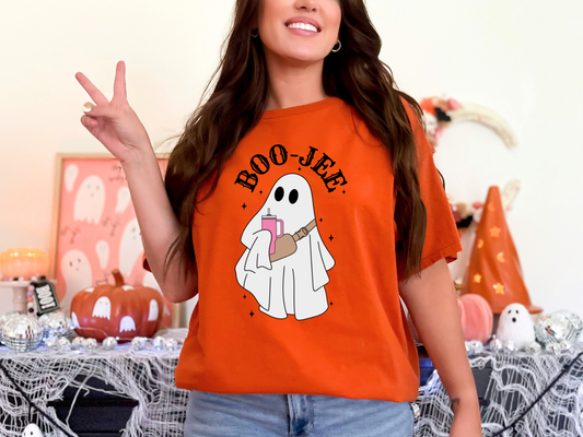 Boo-jee ghost pink drink brown bag 28440 DTF Transfer