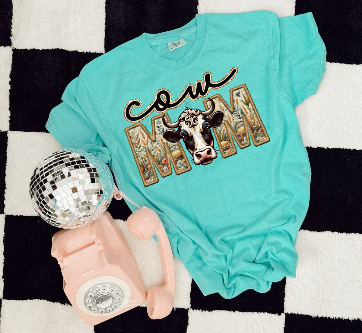 Cow mom 21841 DTF transfer