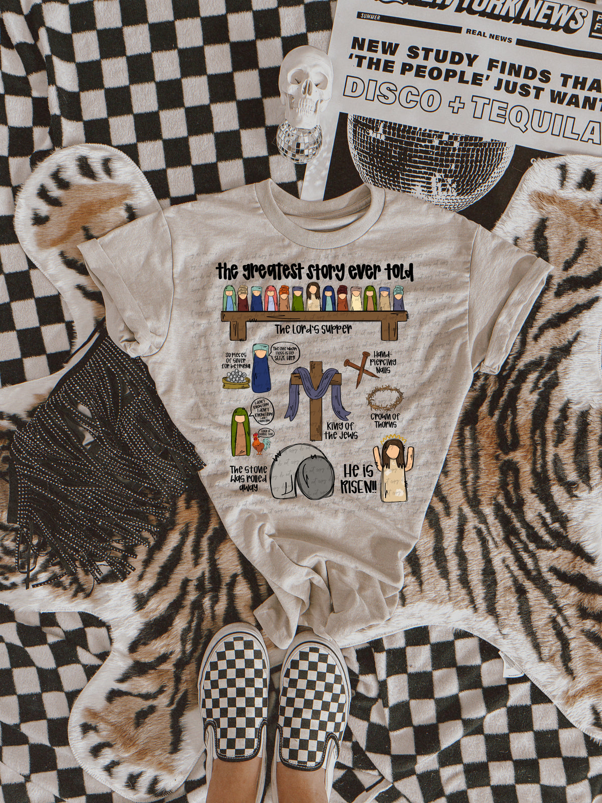 The greatest story ever told collage 23241 DTF transfer