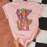 Hip hop with carrot and pink bunny pink and orange fonts 23248 DTF transfer