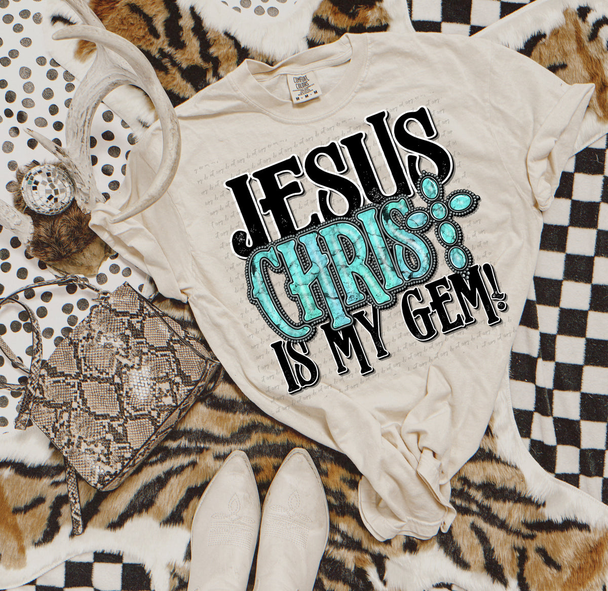 Jesus Christ is my gem! 23243 DTF transfer