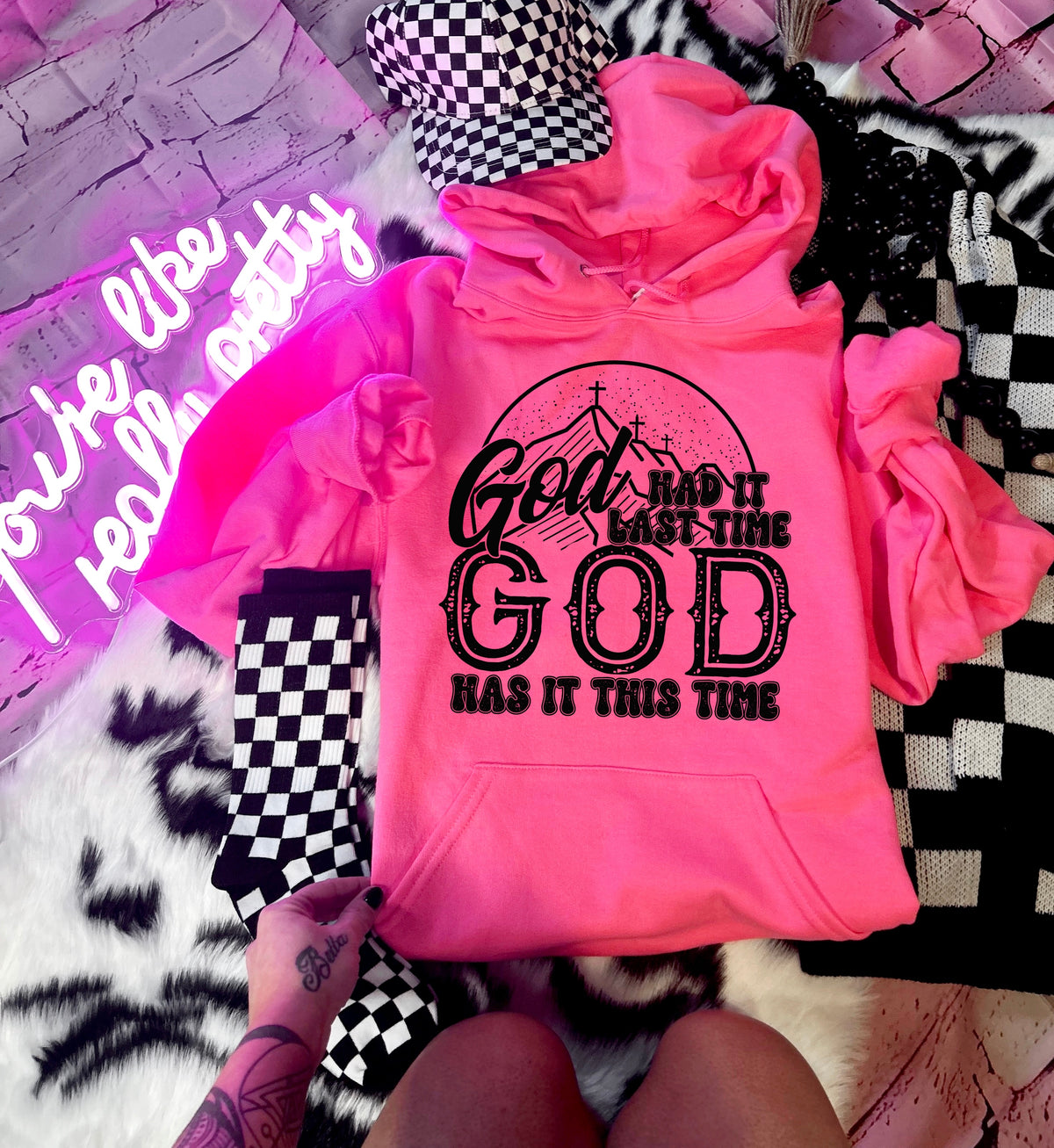 God had it last time God has it this time 11732 DTF transfer