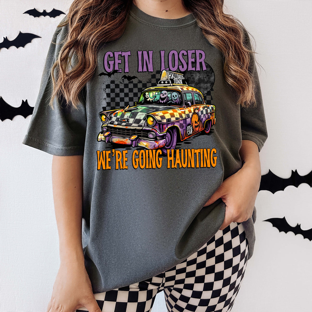 Get in loser we're going haunting  (SWD) DTF transfer