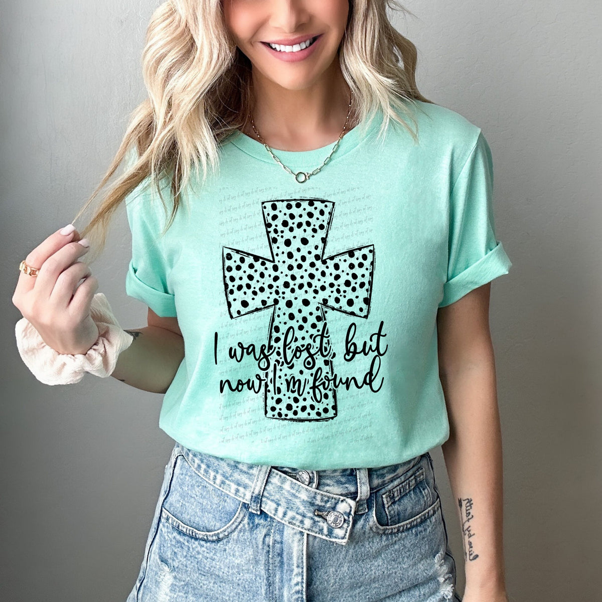 I was lost but now I'm found BLACK EXCLUSIVE DTF Transfer