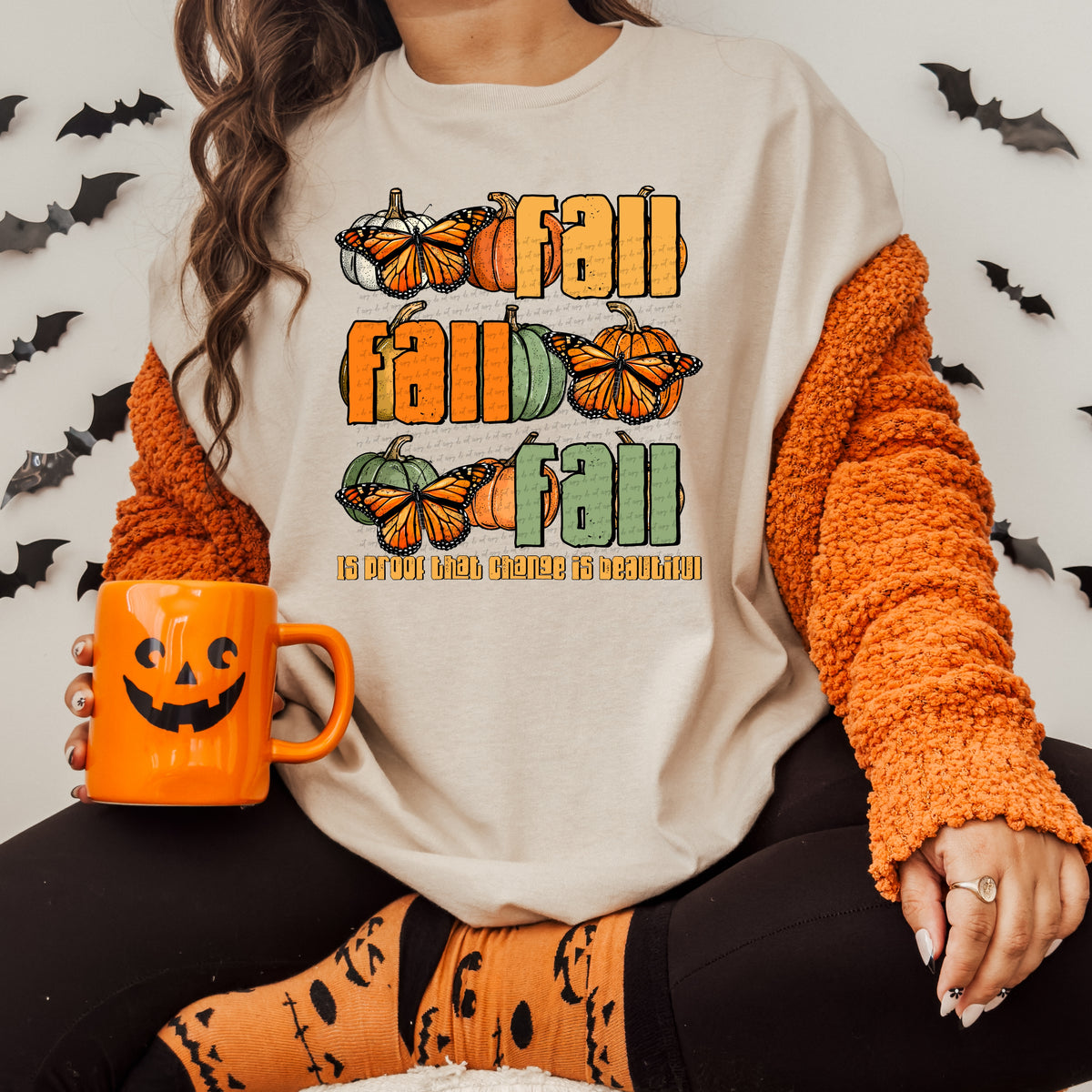 Fall fall fall is proof that change is beautiful (cstage) DTF transfer