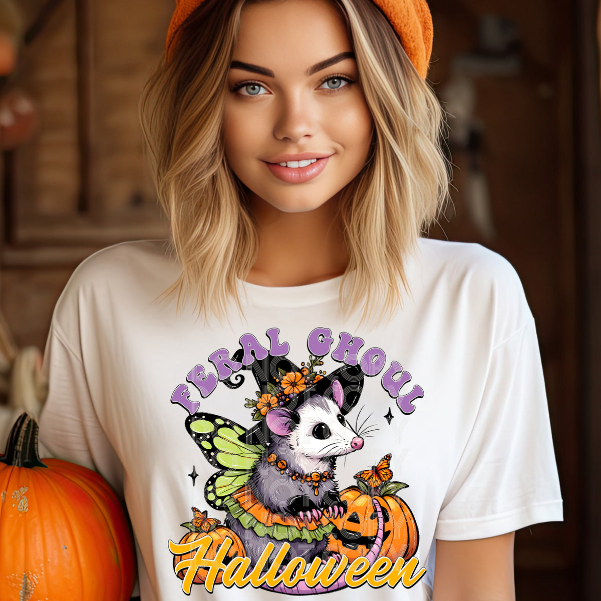 feral Ghoul halloween DTF transfer