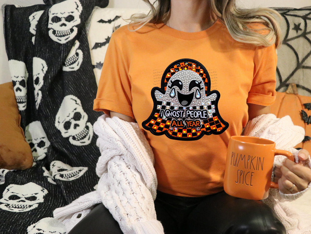 I ghost people year sequin effect 114556 DTF transfer