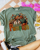 Hello pumpkin four embroidery pumpkins 45054 DTF transfer