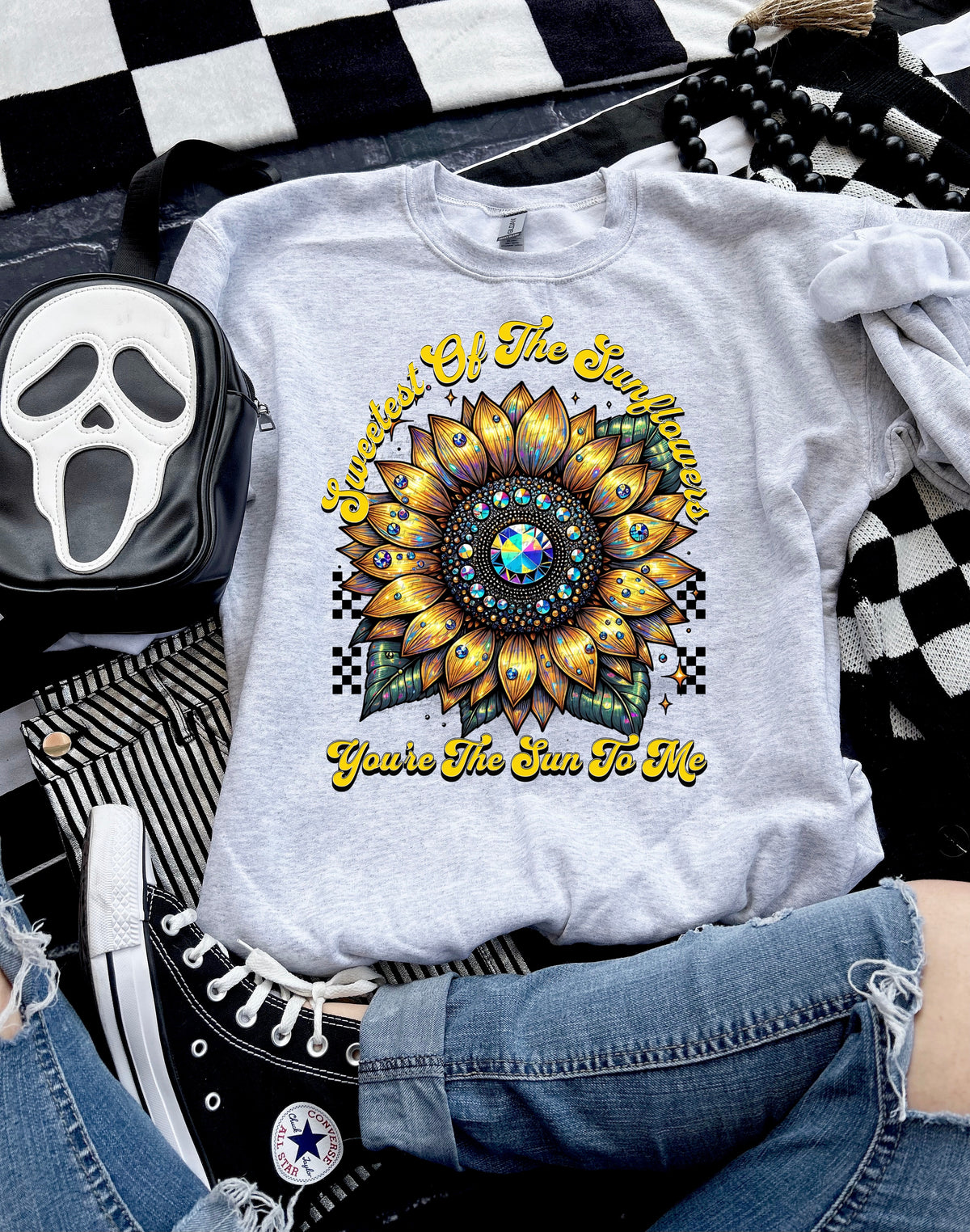 Sweetest of the sunflowers you're the sun to me sunflower 45071 DTF transfers