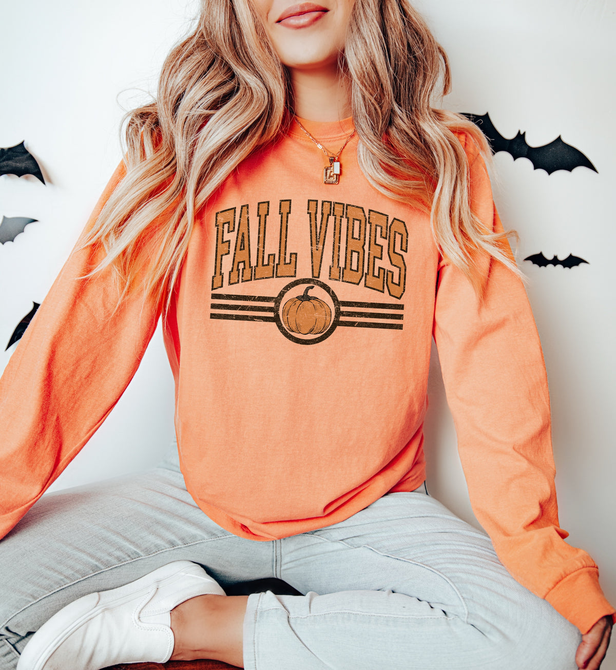 Fall vibes GRUNGE 45438 DTF transfer