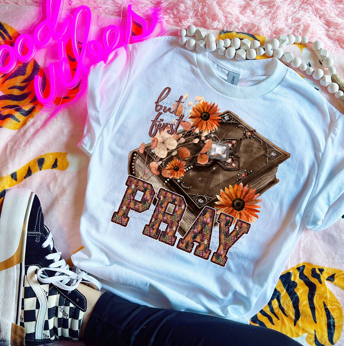 But first Pray revel DTF transfer