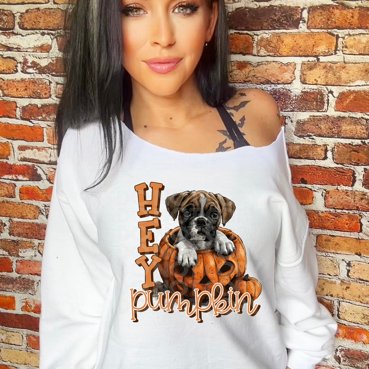 Hey pumpkin boxer SSD 45749 DTF TRANSFER