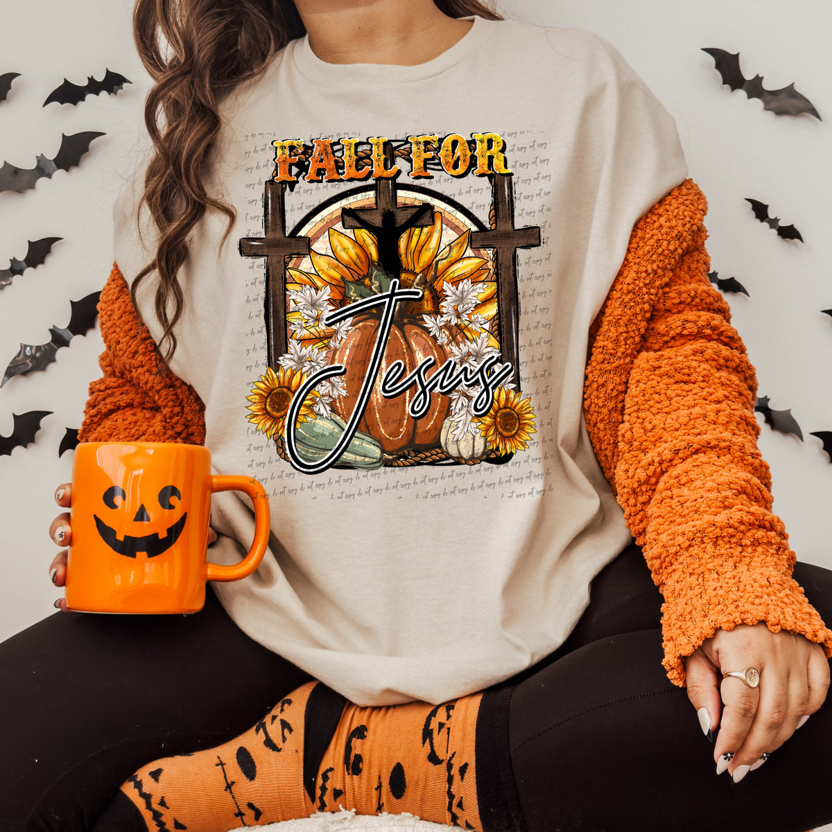 Fall for Jesus cross trio SSD 45766 DTF transfer