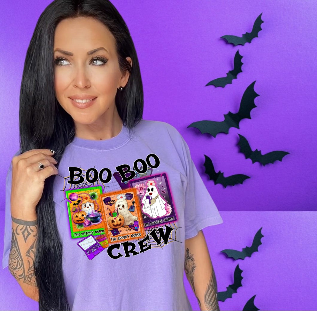 Boo boo card tarot collage DTF transfer