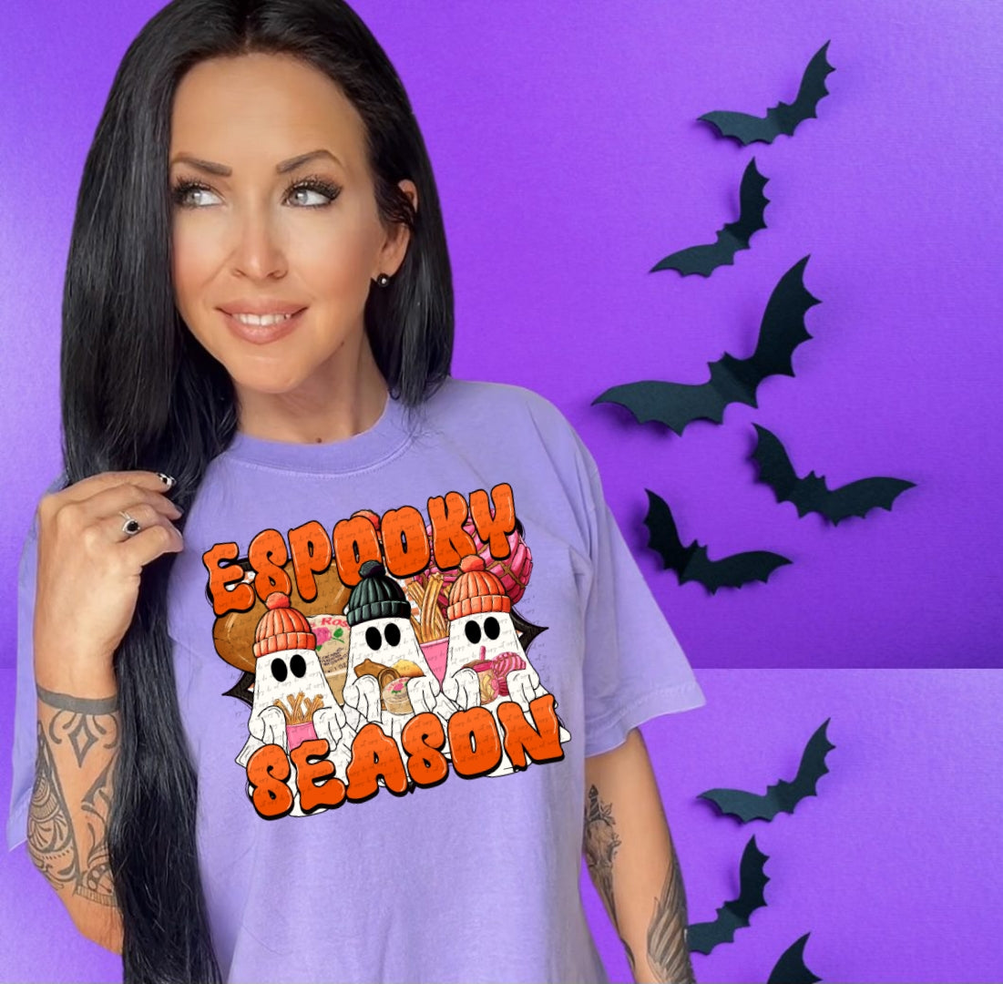 ESpooky season ghost trio DTF transfer