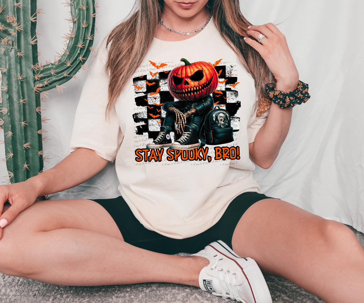 Stay spooky bro DTF TRANSFER