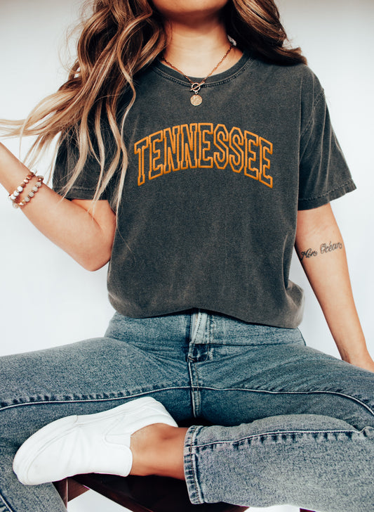 Tennessee faux embroidery style DTF transfer