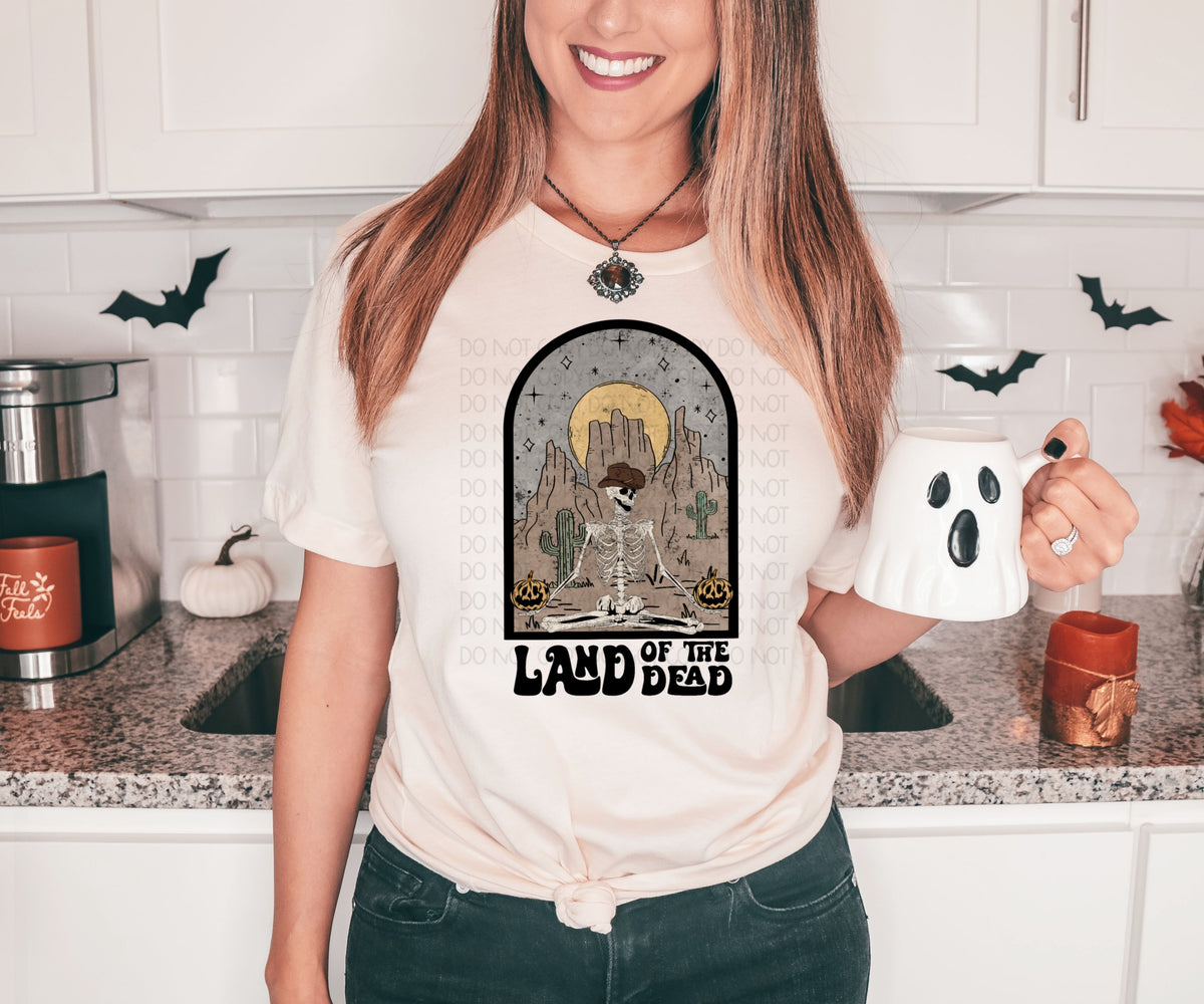 Land of the dead skeleton In desertDTF TRANSFER