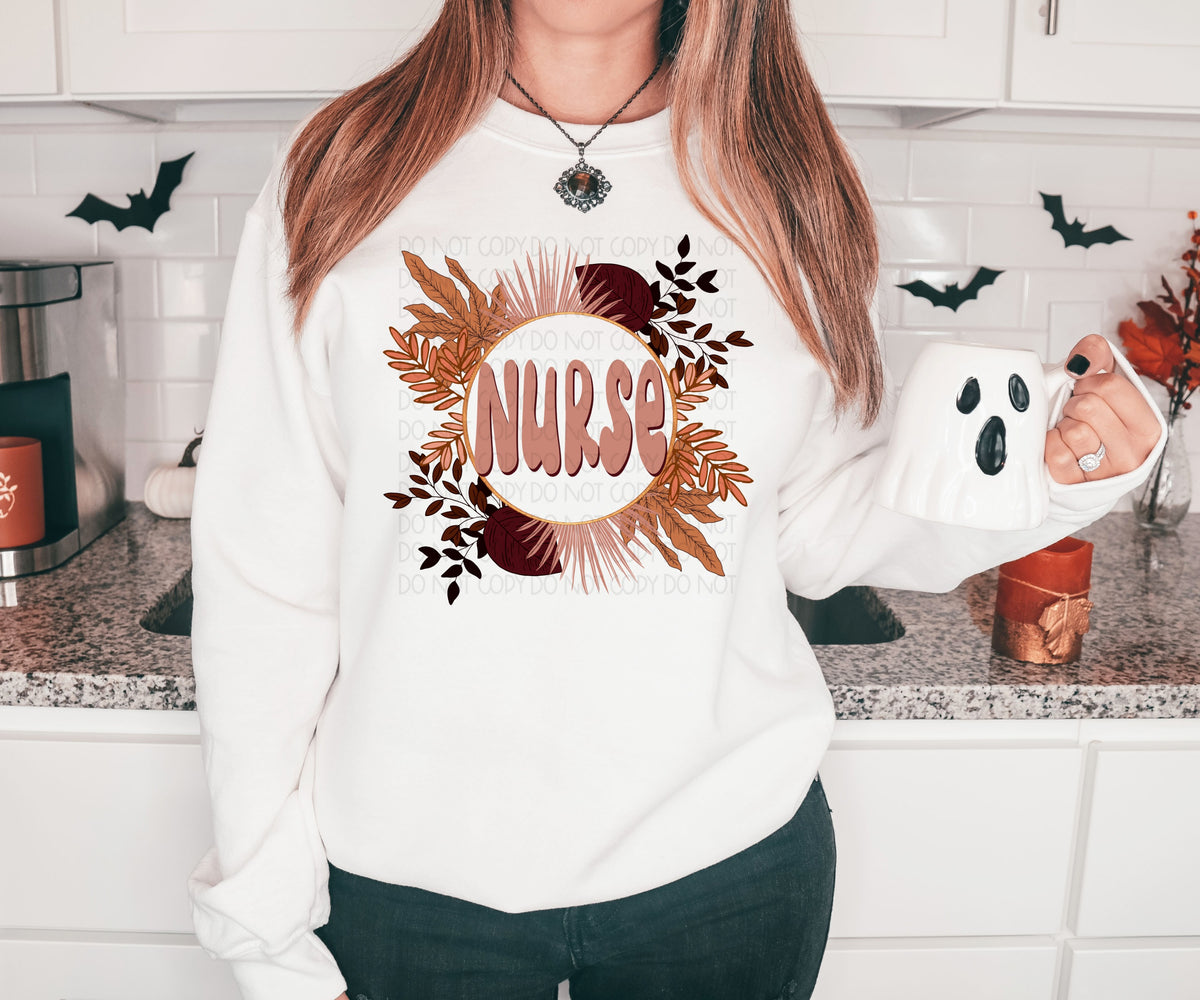 Fall circle NURSE 2794 DTF TRANSFER