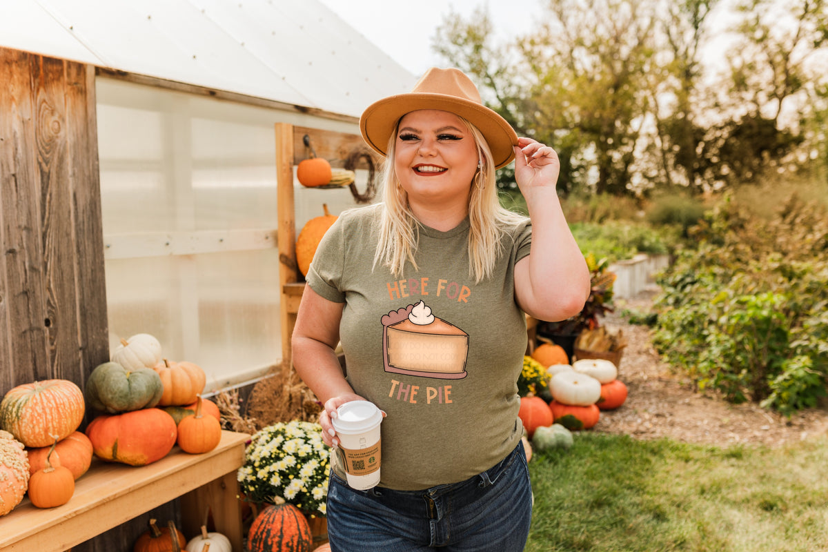 Here for the pie (pumpkin pie) 2753 DTF TRANSFER