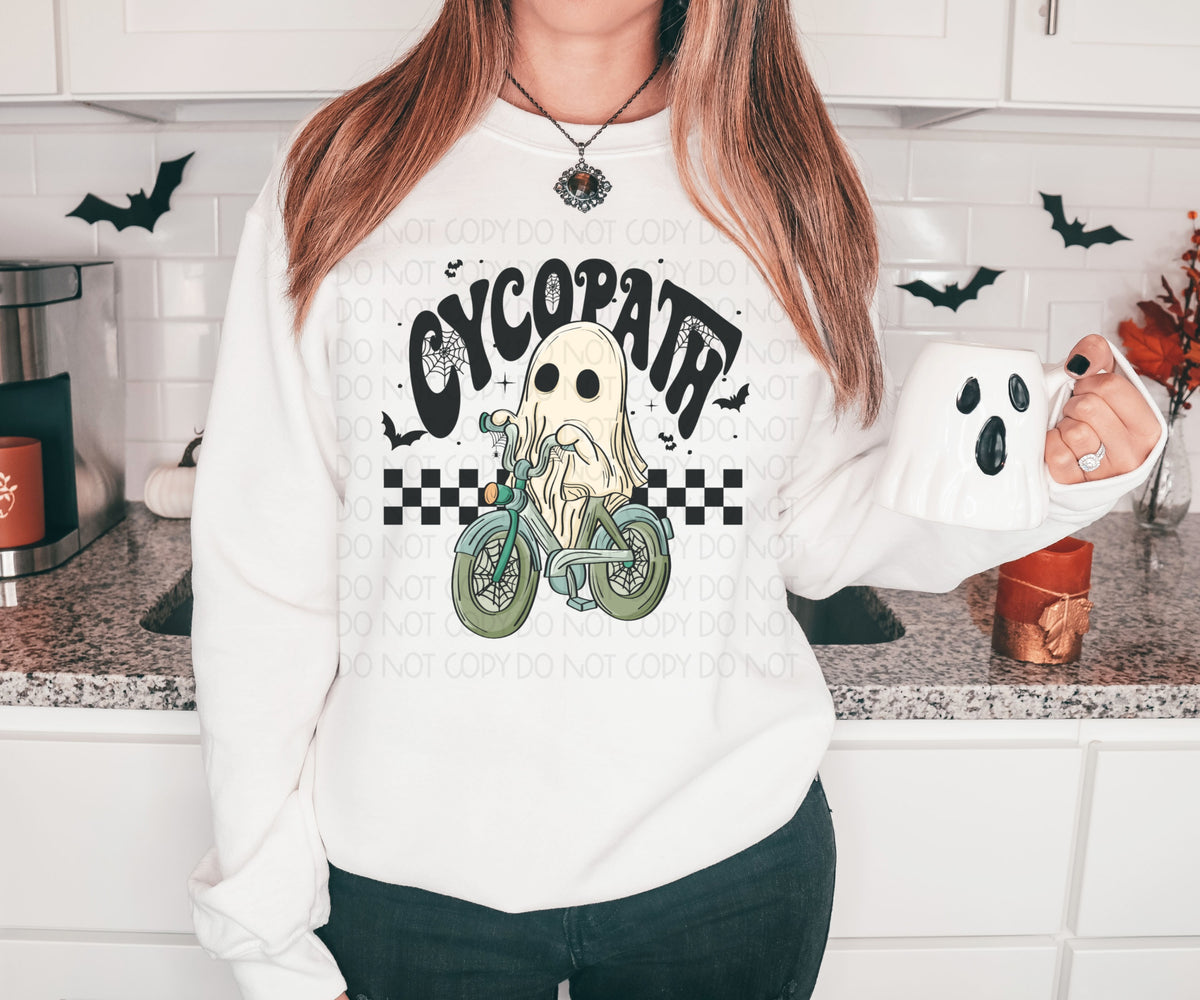 Cycopath ghost on bike 2754 DTF TRANSFER
