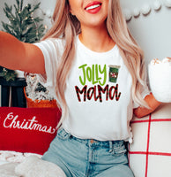 Jolly mama green and buffalo font latte 28444 DTF Transfers