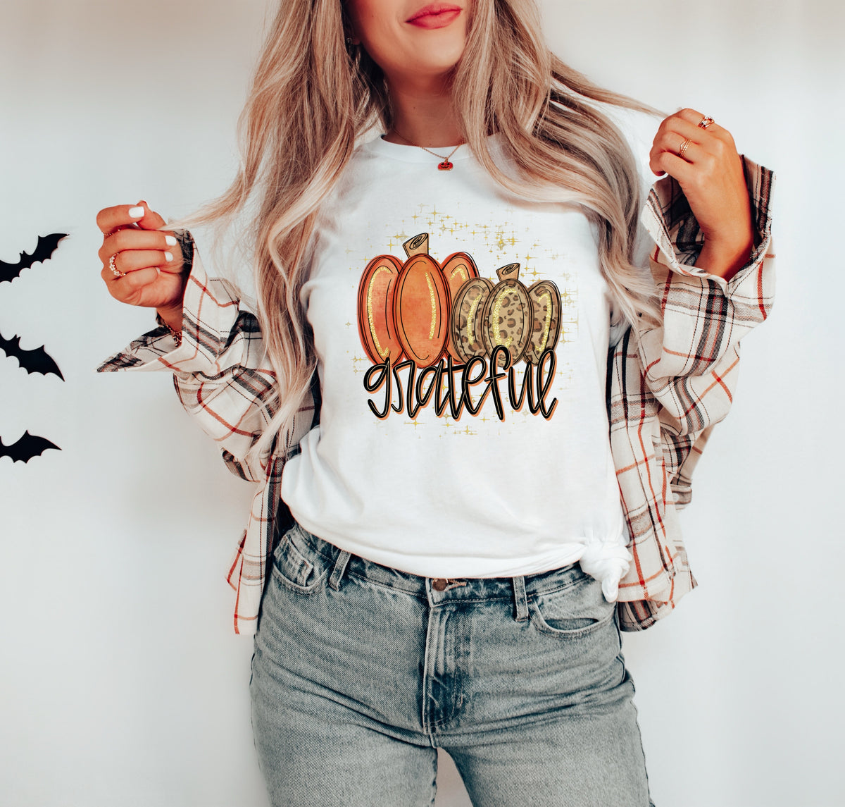 Grateful pumpkins DTF Transfers