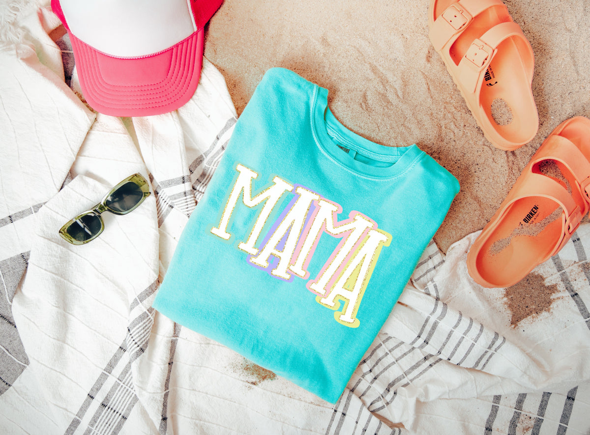 Mama colorful font 516 DTF Transfers