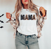 Mama ghost print faux embroidery DTF TRANSFER