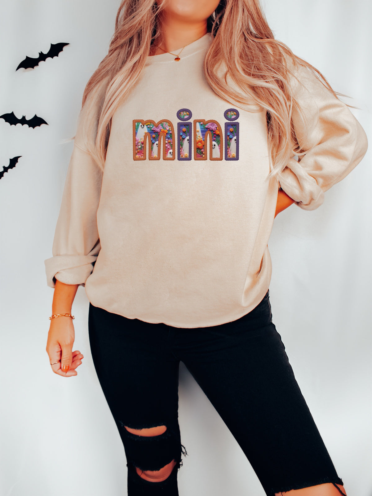 Mini faux embroidery DTF TRANSFER