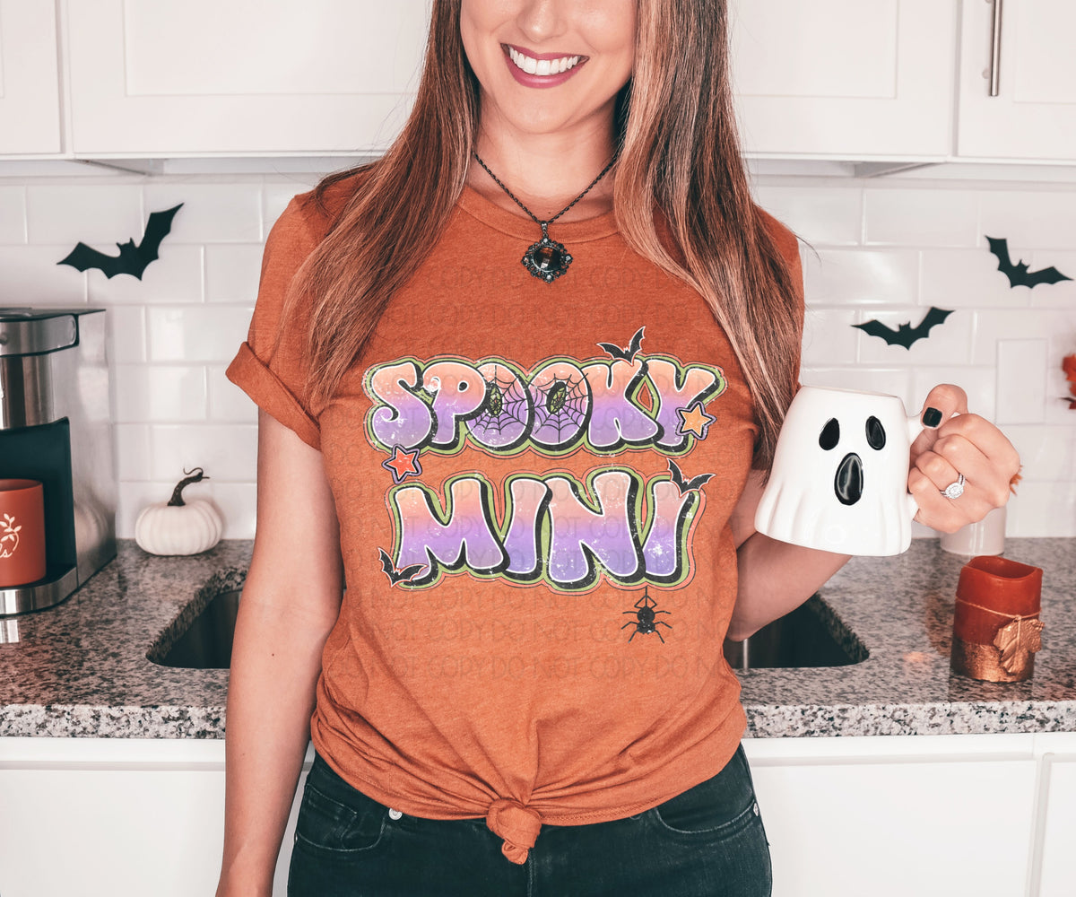 Spooky Mini (orange and purple) 2769 DTF TRANSFER